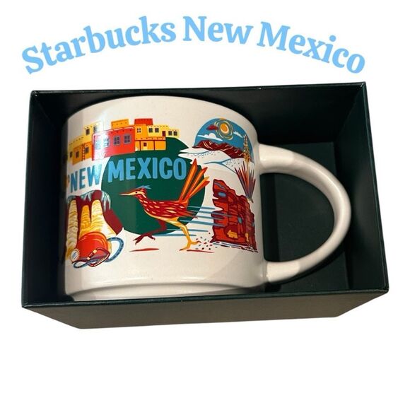 Starbucks NEW MEXICO Discovery Series Ceramic Mug Cup 14oz Brand New With Box - Picture 6 of 7